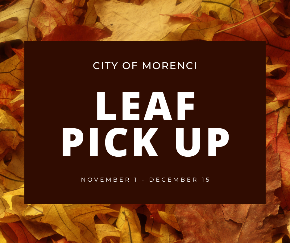 Leaf Collection is November 1 through December 15
