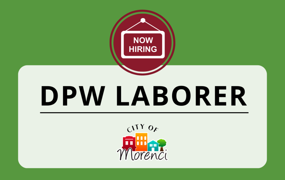 Now hiring DPW laborer