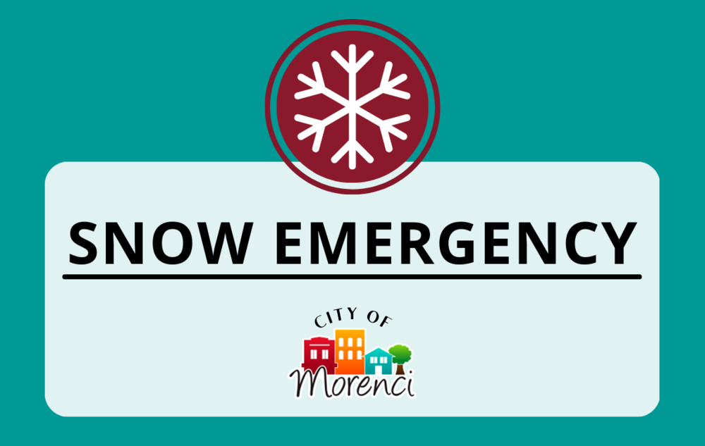 Snow Emergency 1/25/23 at 4:00 p.m. through 1/26/23 at 10:00 a.m.