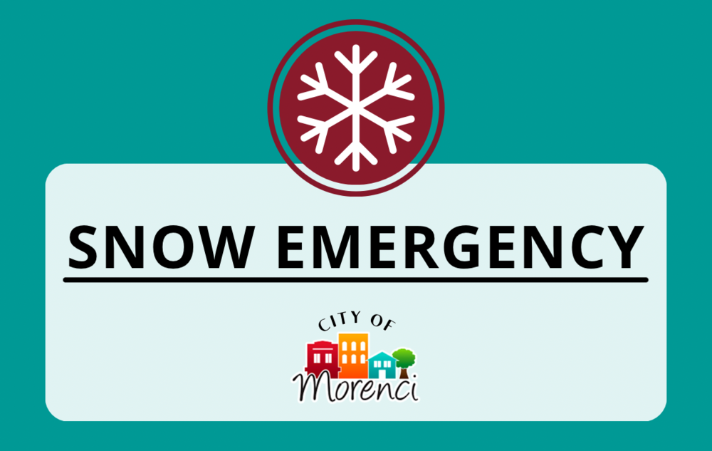 Snow emergency 12/22/22 at 10pm through Sunday 12/25/22 at 8am