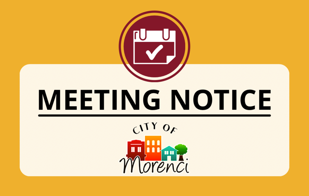 The Morenci Planning Commission will hold a regular meeting on Monday, March 13, 2023, at 6:30 p.m. at Morenci City Hall, 118 Orchard St., Morenci, MI 49256 to conduct regular business items for the month of March 2023.