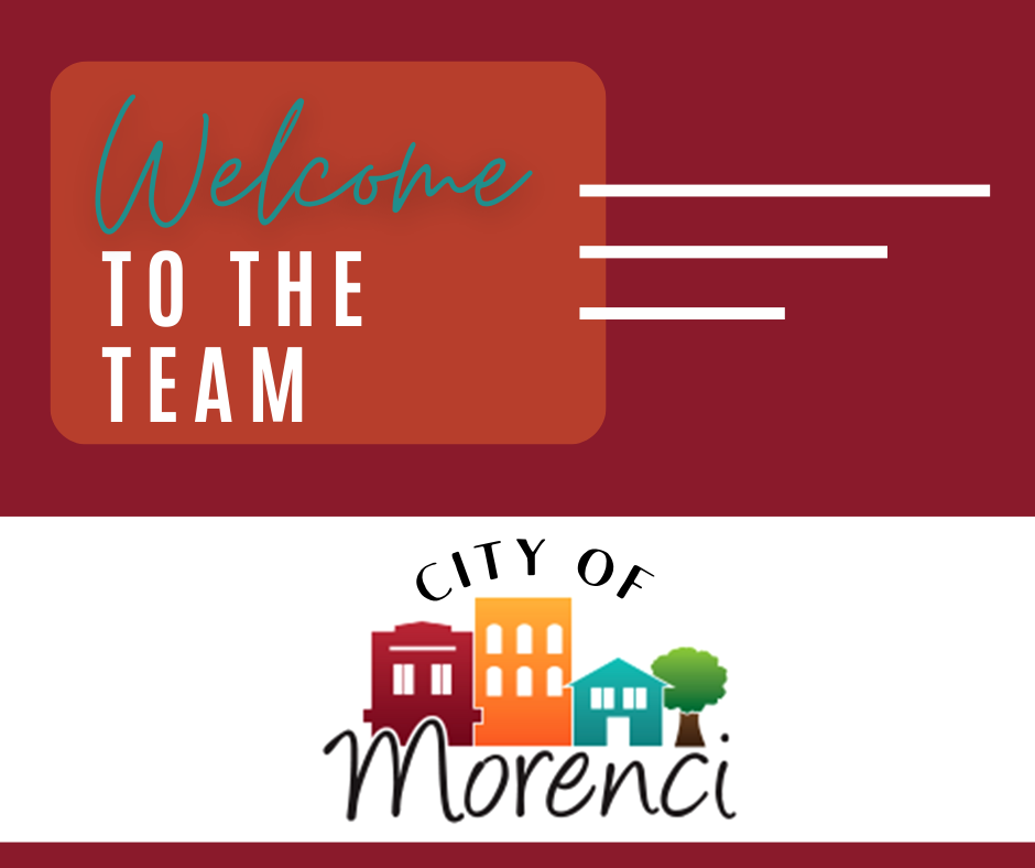 The City of Morenci hires Julie Lonis as the City Treasurer and Logan Edmonson as a part-time Police Officer