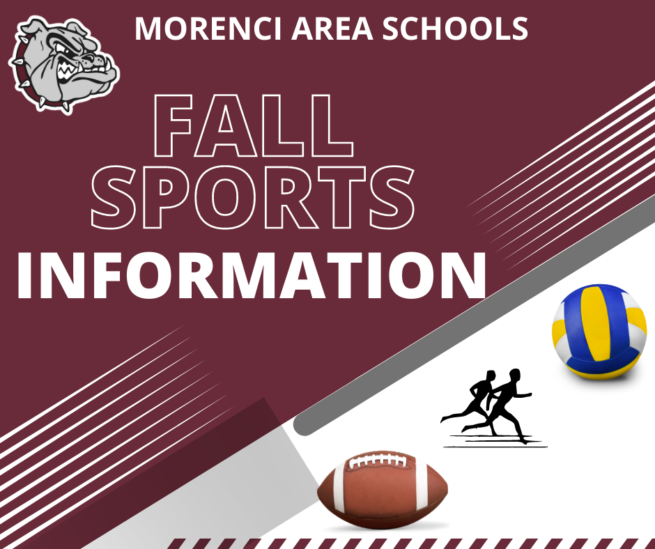 Fall Sports Information Morenci Middle School
